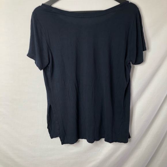 3/$15 TRESICS SHIRT Top L Blue short sleeve L - Picture 5 of 6